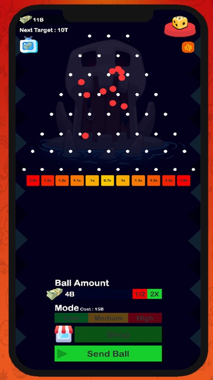 Plinko Ball Falling