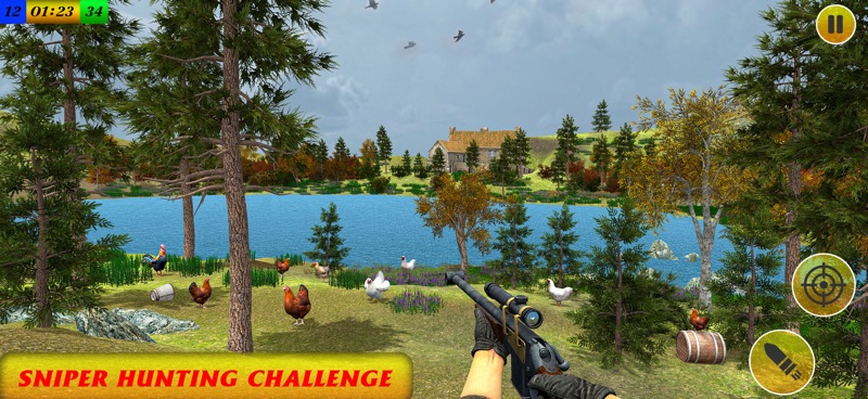 Chicken Hunting Sniper 3D screenshot 5