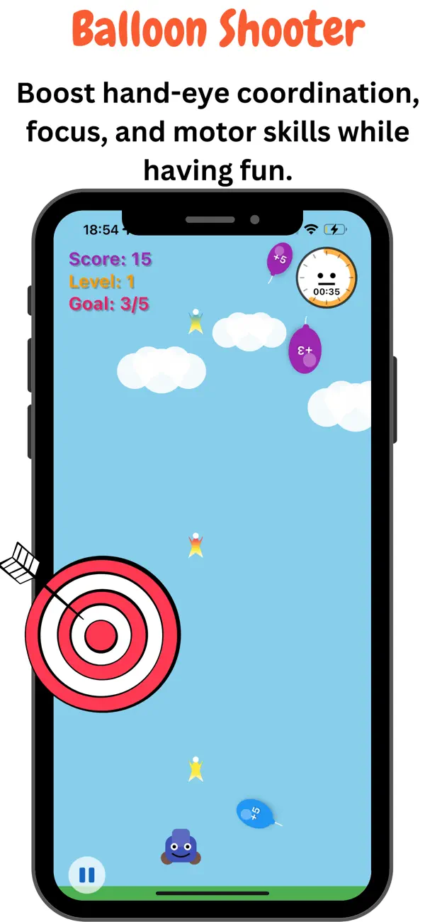 Screenshot #2 pour Kids Learning : Time & Popping
