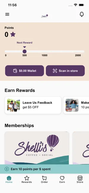 Shellis Coffee and Social screenshot 1