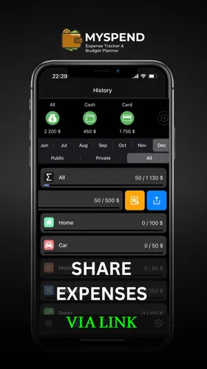 MySpend: Shared Budget Tracker screenshot 1