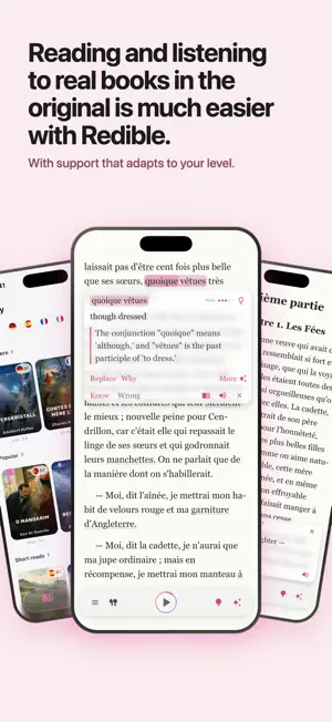 Redible: Languages with Books screenshot 1