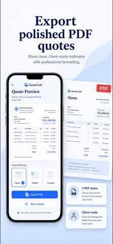 QuoteCraft: Estimate Maker Screenshot 2 of 6