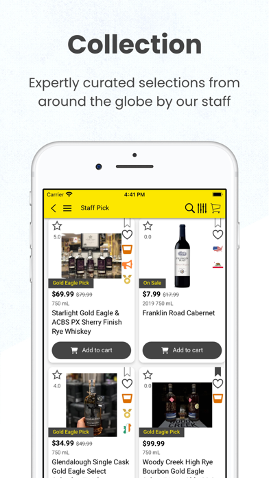 Gold Eagle Wine and Spirits Screenshot