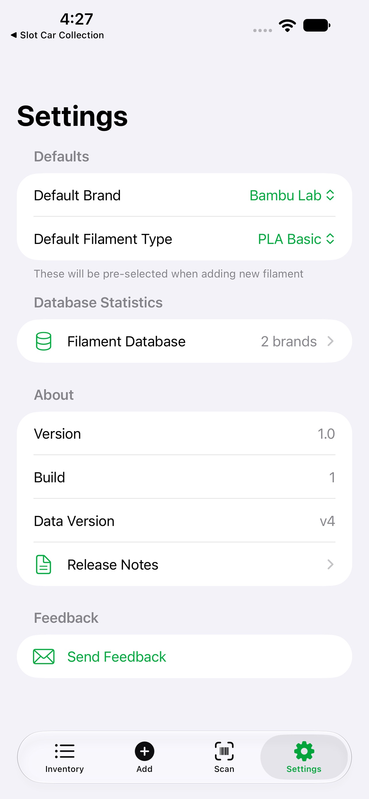Screenshot 9 of My Filament Tracker