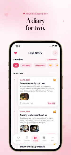 Love story - Love day counter screenshot 2