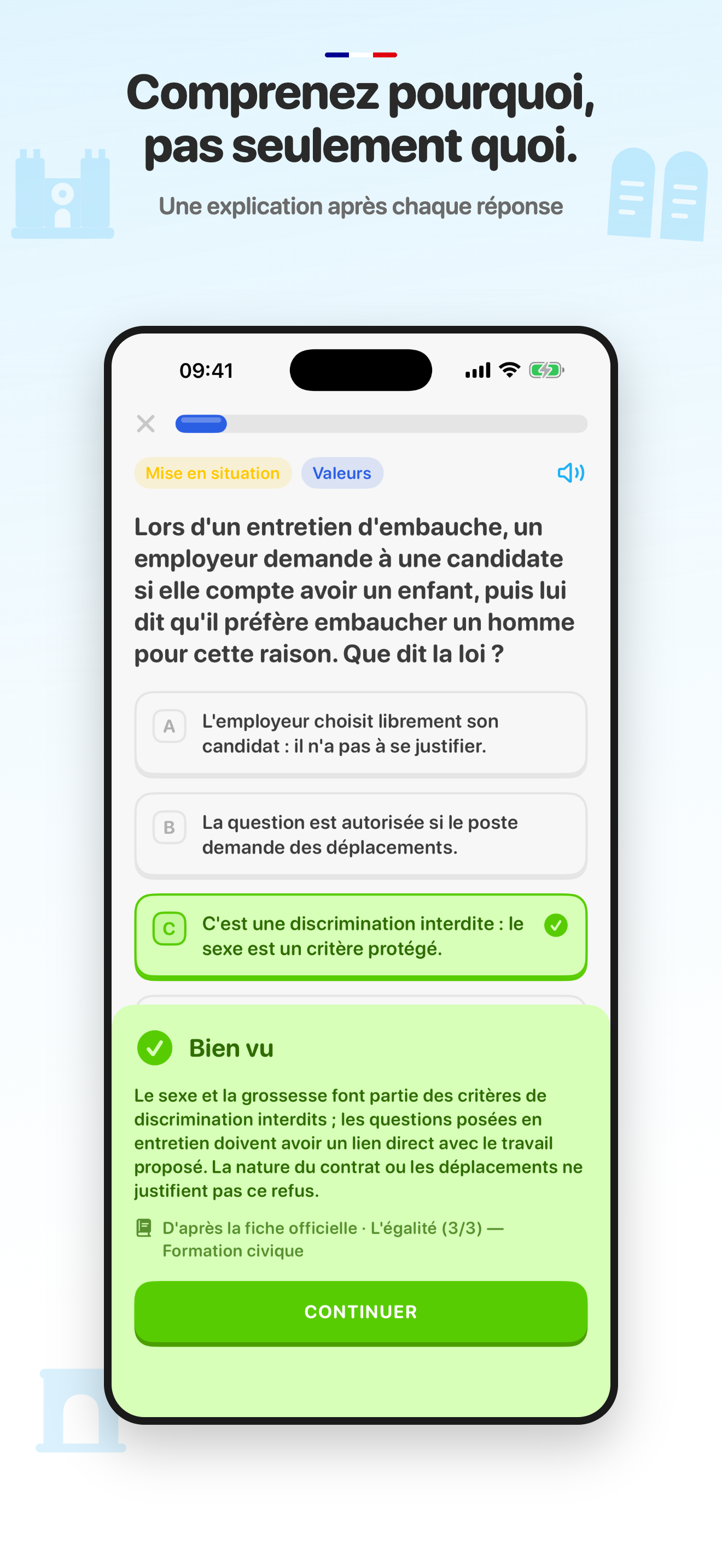 Civix : Examen Civique 2026 screenshot 2