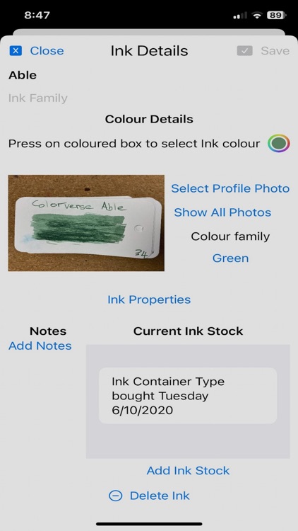 PenList screenshot-4