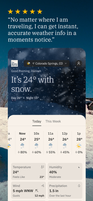 ‎Weather - The Weather Channel Screenshot