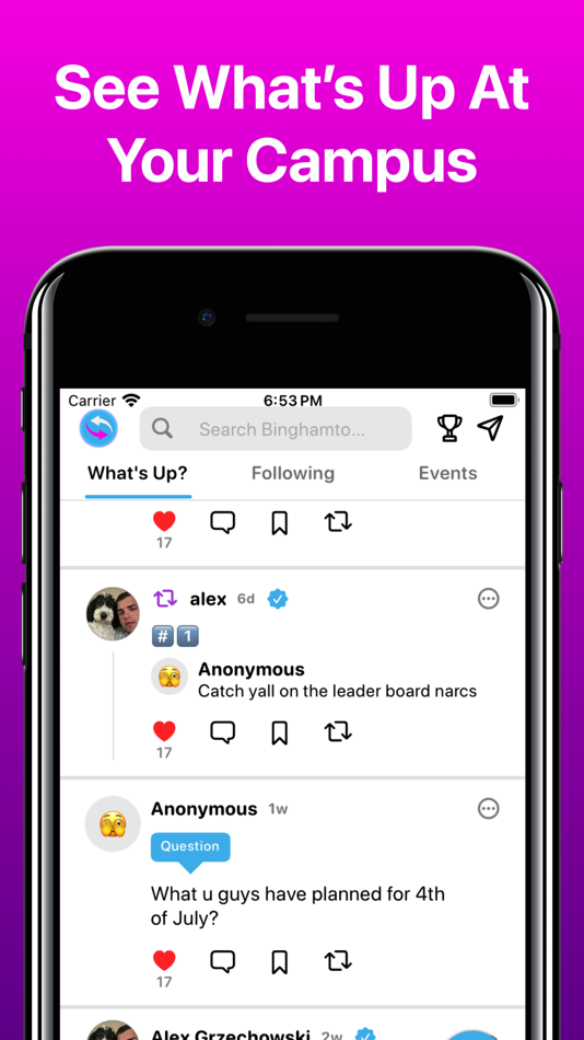 #1. FlipFlop: Campus Connect (iOS) 由: Griz