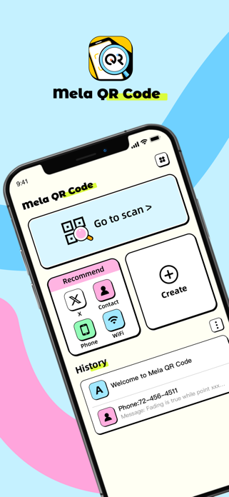 Mela QR Code Screenshot 1 of 4