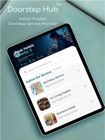 Doorstep Hub| Home Services iPad screenshot