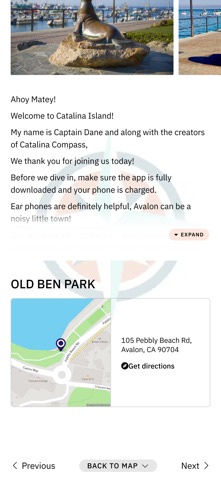 Catalina Compass screenshot