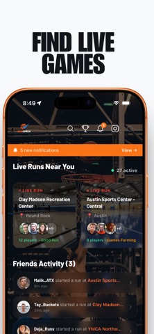 RunCheck: Pickup Basketball Screenshot 1 of 7