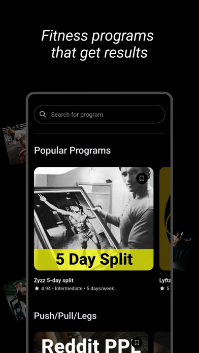 Lyfta: Gym Workout Tracker Screenshot