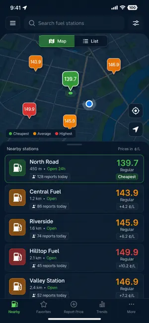 Gas Prices: Station Finder screenshot 1