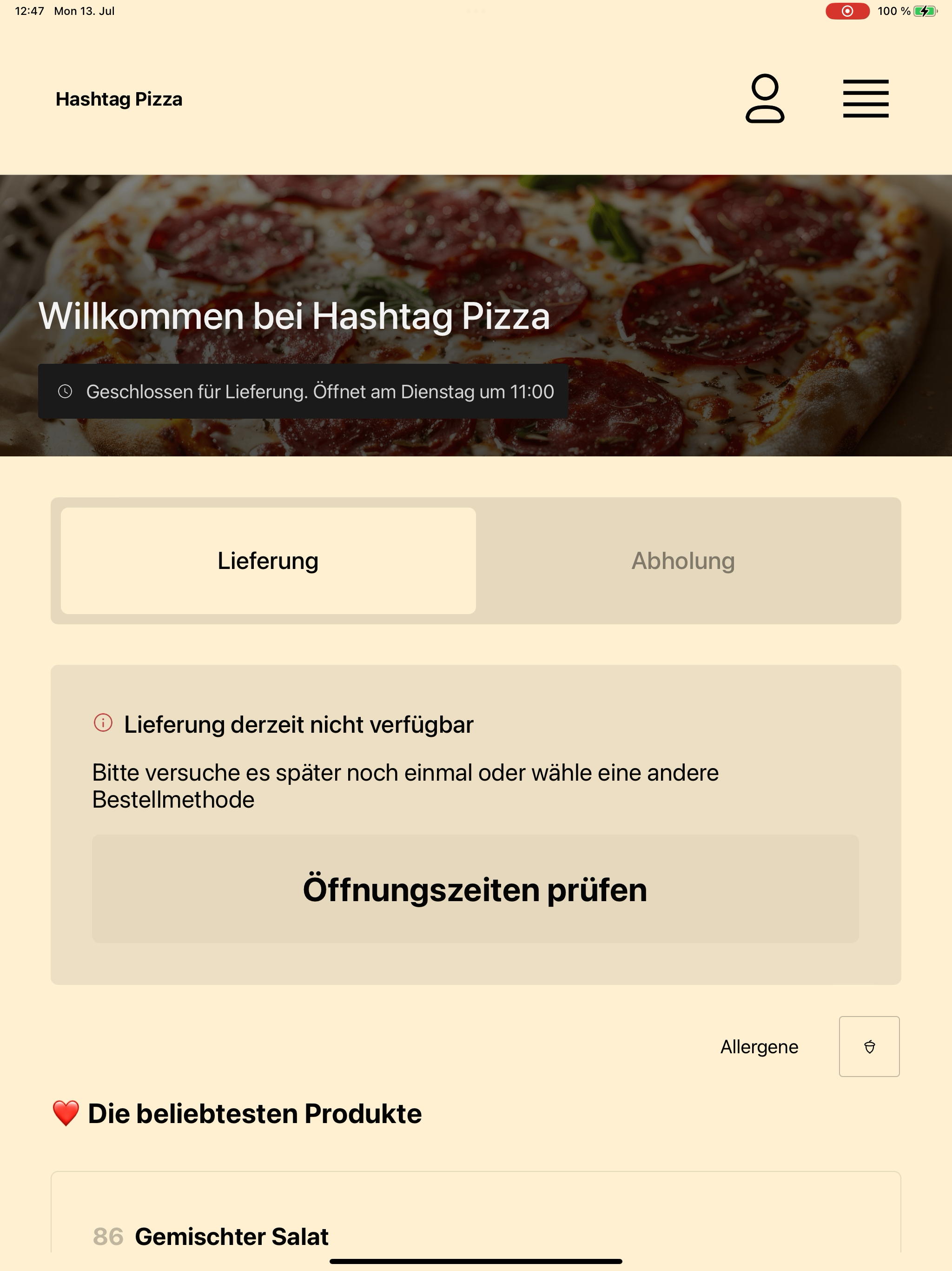 Hashtag Pizza Altendorf screenshot 14