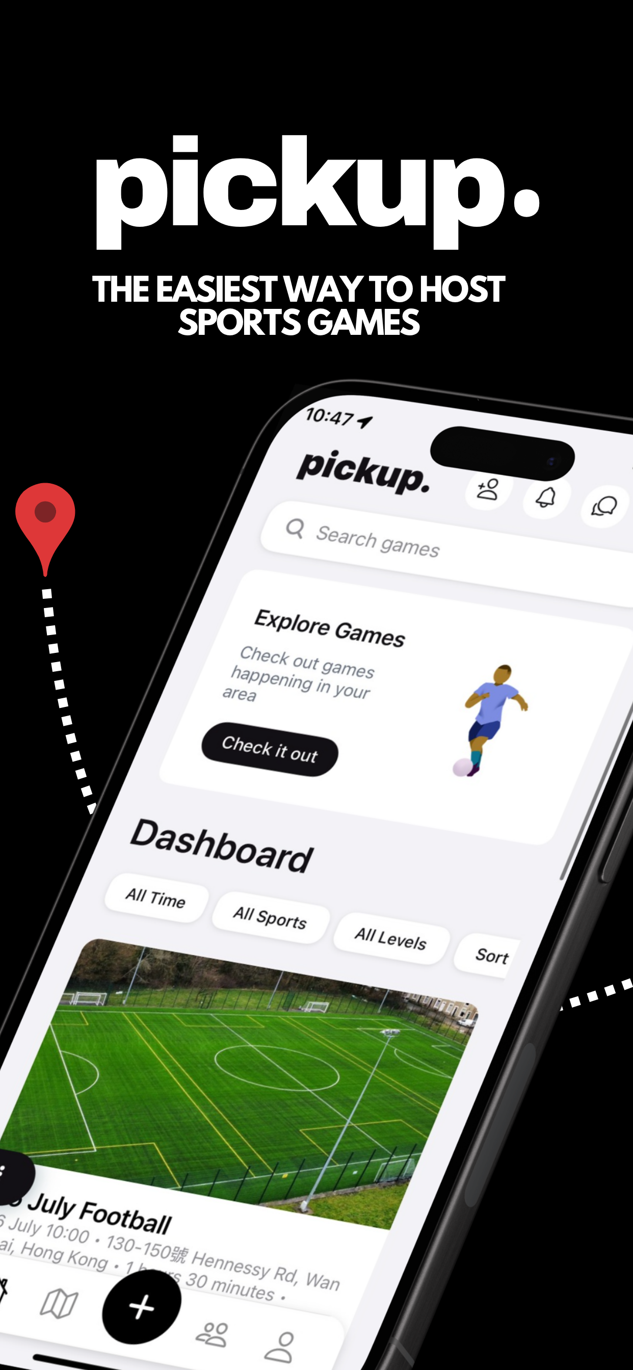 Pickup: Play & Host Sports