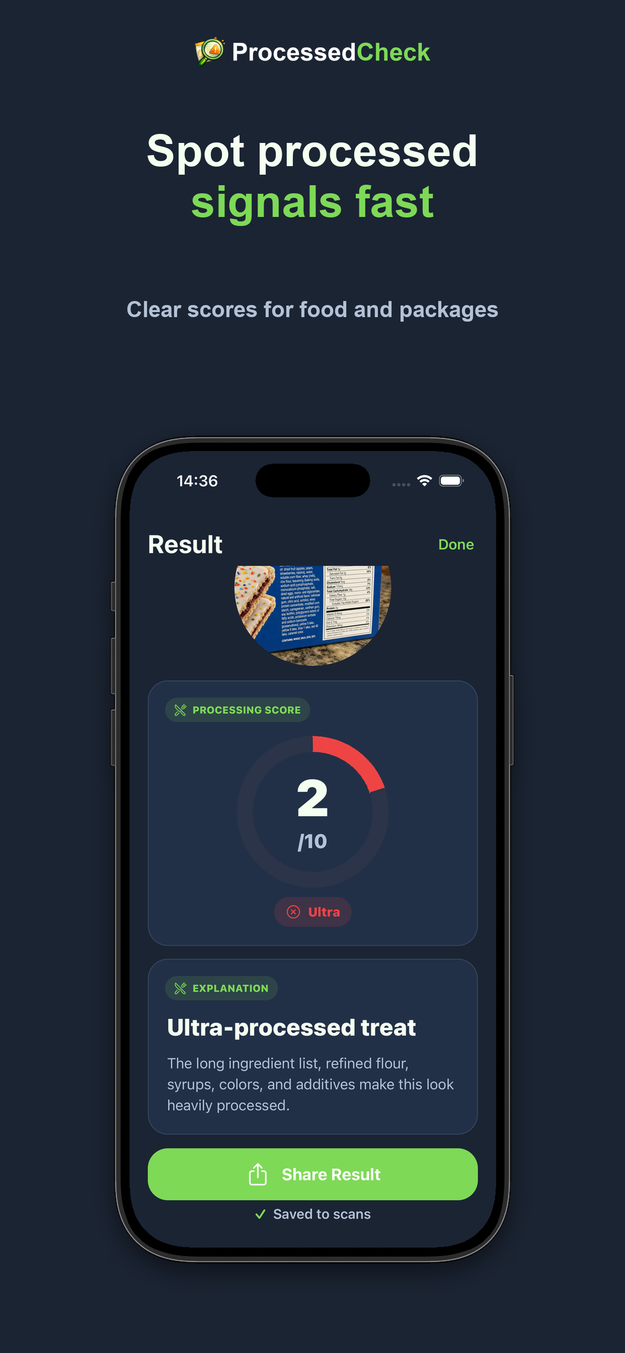ProcessedCheck screenshot 3