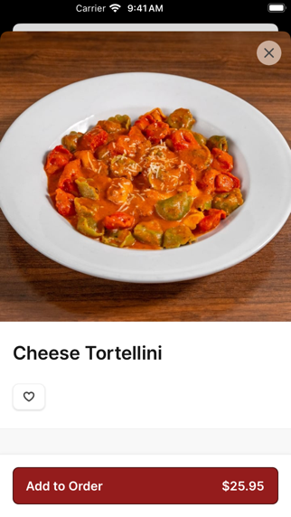 Di Leone's Italian Restaurant iPhone screenshot 3 - Food & Drink app