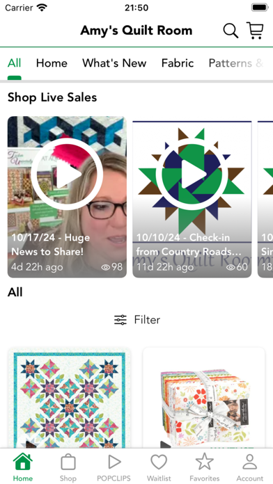 Screenshot #2 pour Amy's Quilt Room