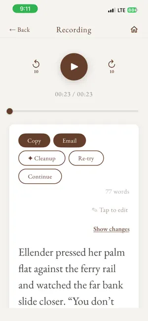 Fictate screenshot 3