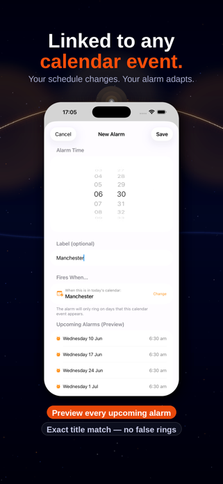Calendar Alarms Screenshot 2 of 3