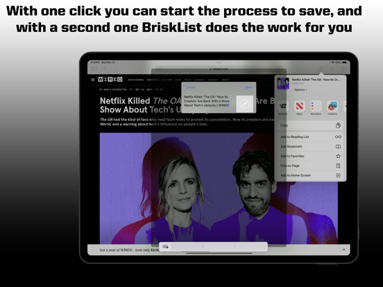 Screenshot #5 pour BriskList