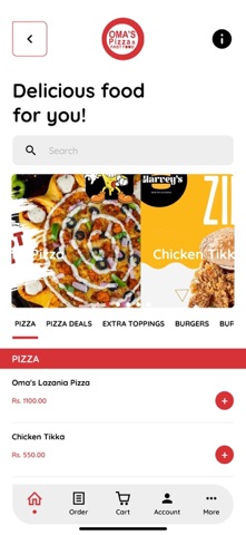 OMA'S Pizza & Fast Food Screenshot 2 of 4