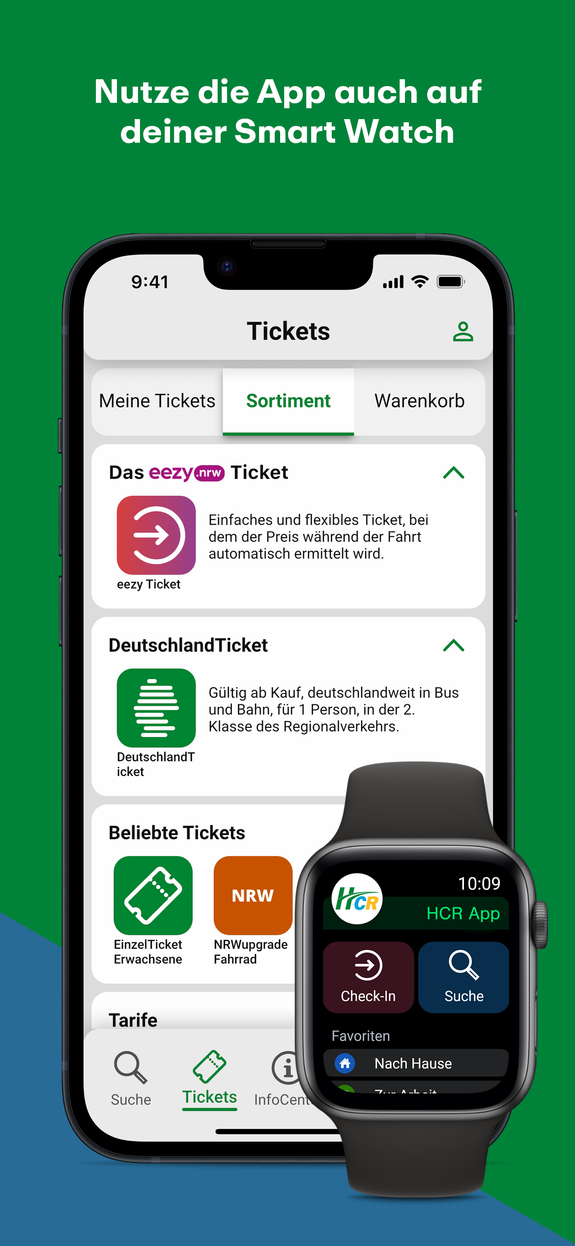 HCR App - Fahrplan Herne