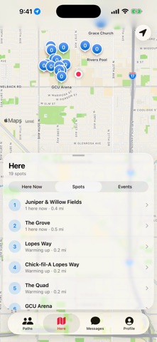 Hotspots - See Who's Nearby app screenshot 1