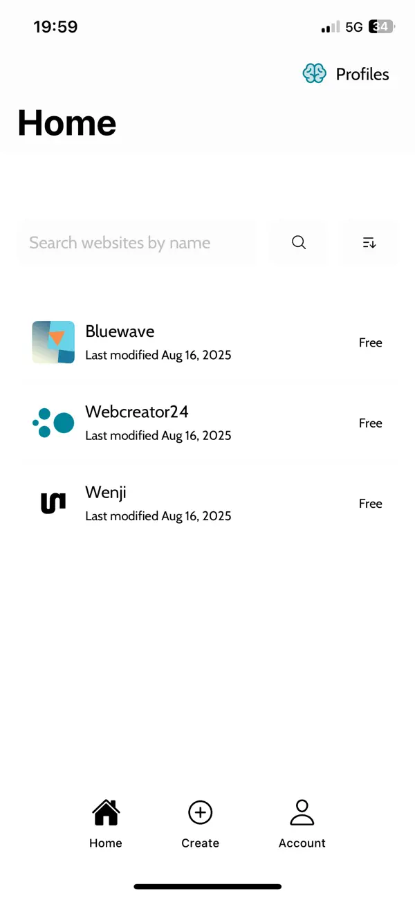 #1. WebCreator24 (iOS) โดย: SIROUA GLOBAL LIMITED