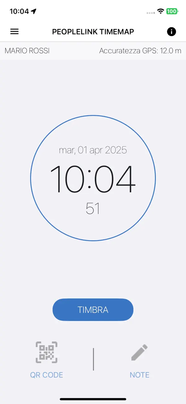 Screenshot #1 pour PEOPLELINK TIMEMAP