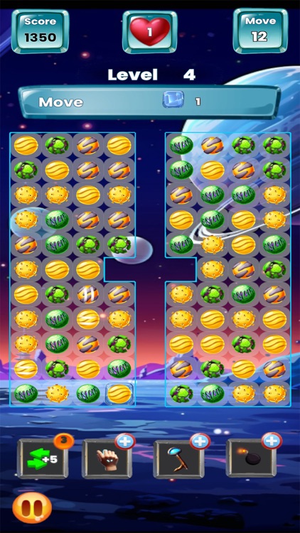 Space Mission Candy Game