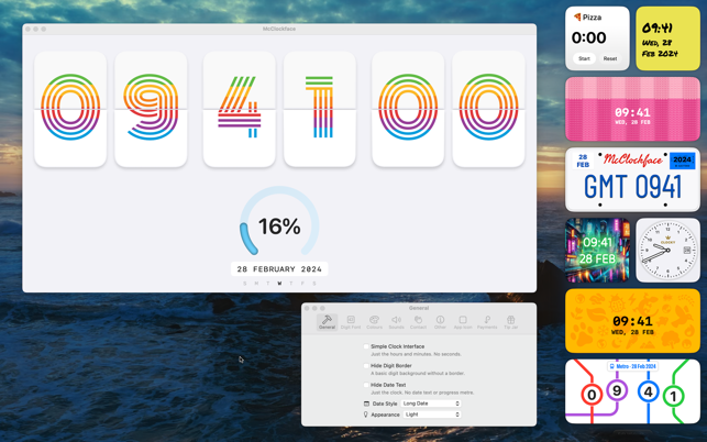 McClockface – Flip Clock Screenshot