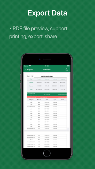 Simple Budget - Save Money Screenshot