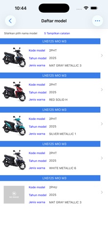YAMAHA Parts Catalogue IDN iPhone screenshot 2
