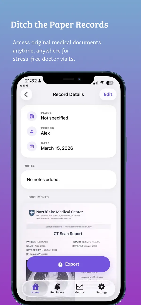 Screenshot #3 pour CareFolder