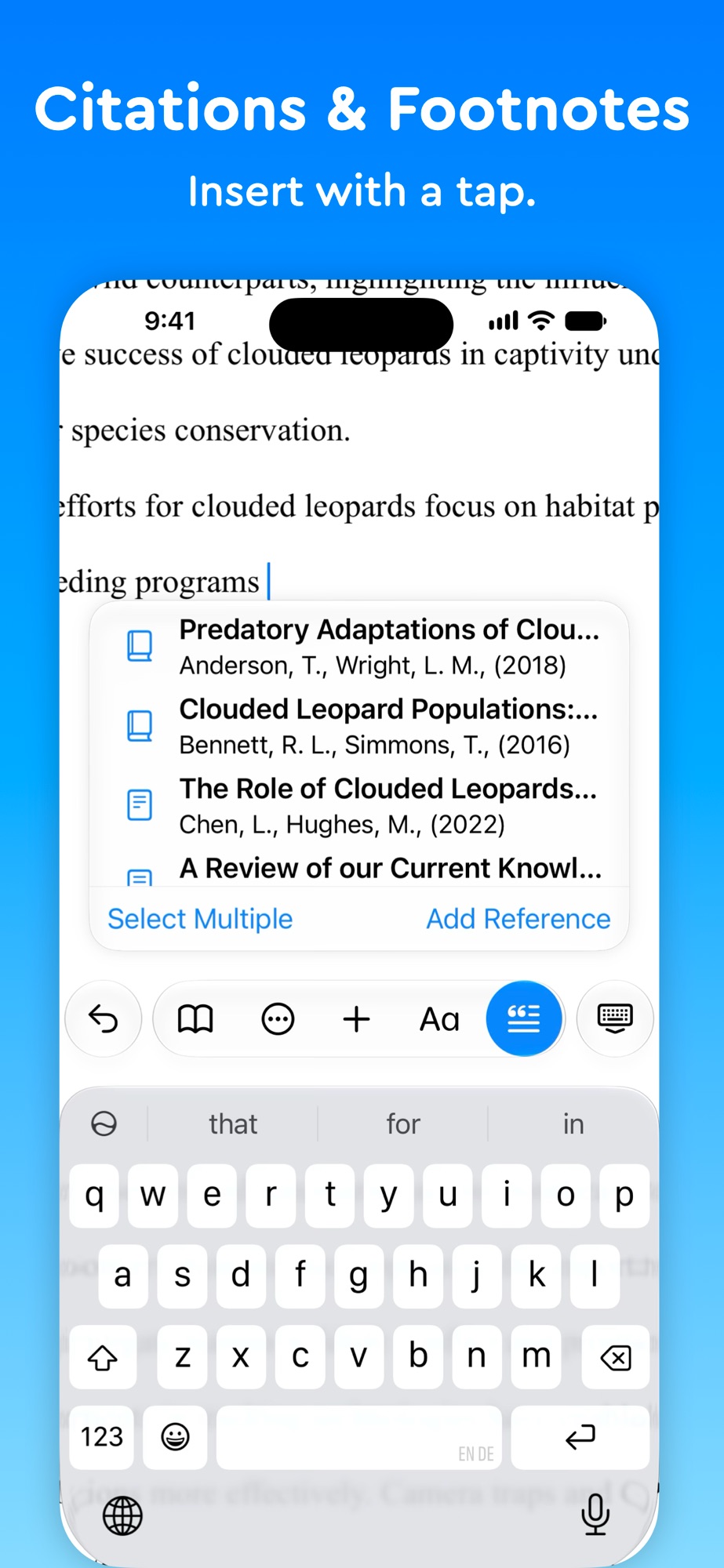 Essayist: Academic Writing App screenshot 7