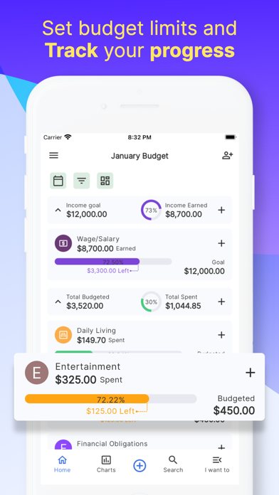 iSaveMoneyGo: Budget Tracker Screenshot