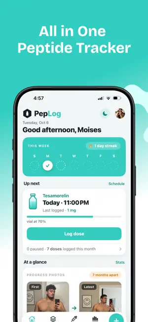 PepLog - Peptide Tracker screenshot 2