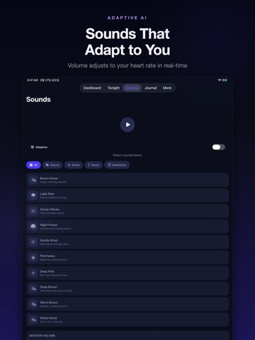 DreamTune AI: Sleep Tracker iPad screenshot