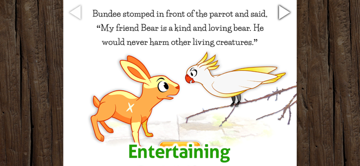 Brave Bundee. Kids Bunny Story screenshot 5
