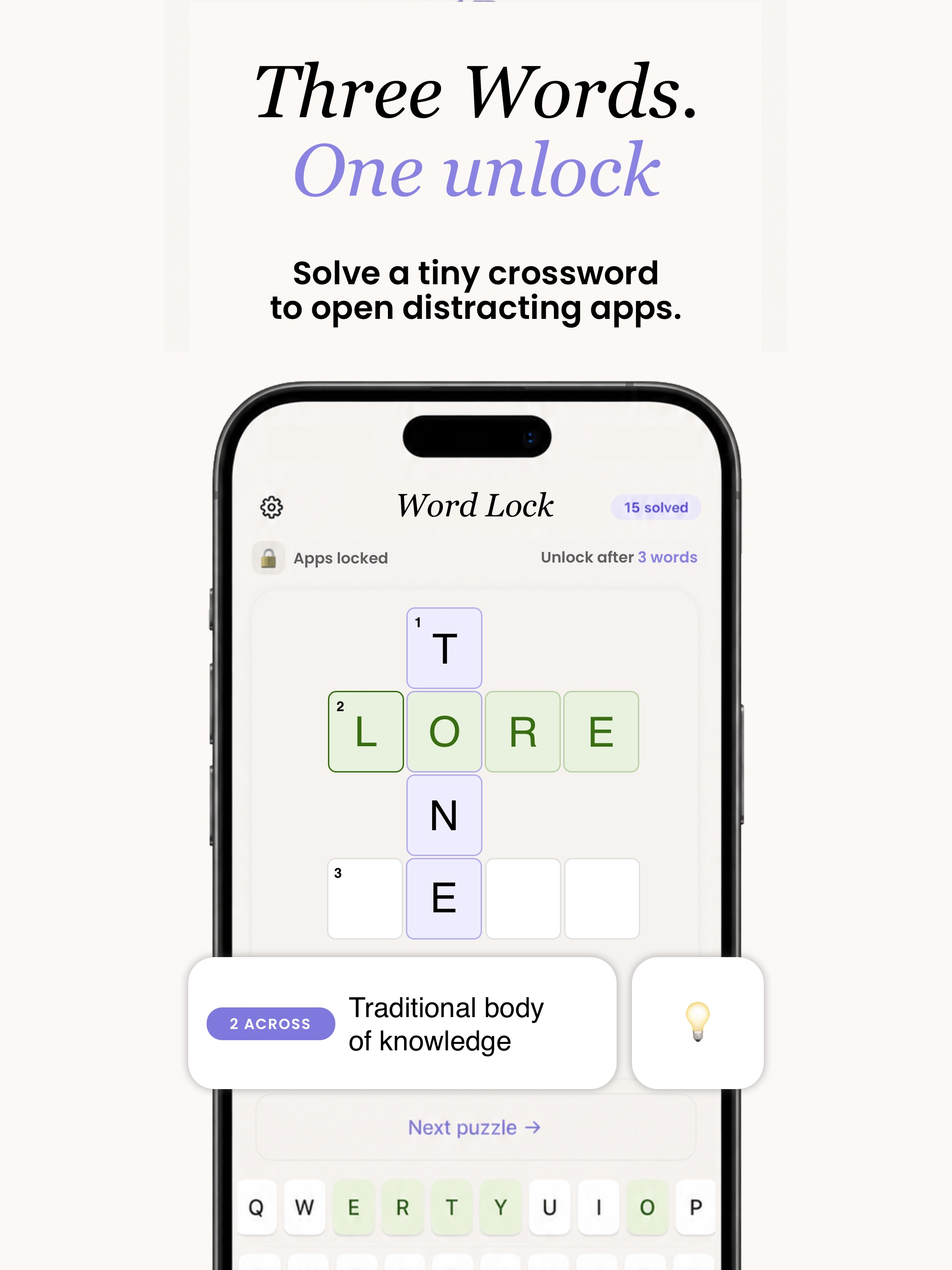 Word Lock: Block Apps & Learn