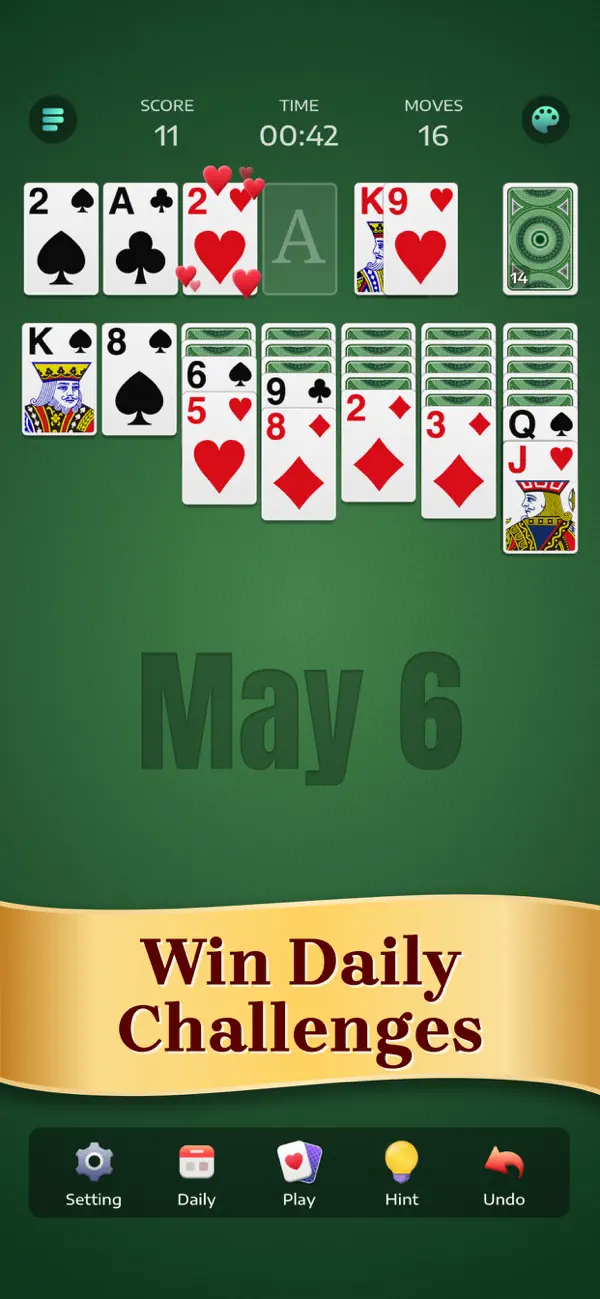 Screenshot #3 pour Solitaire - Card Games Classic
