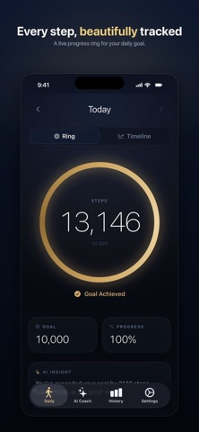 DailyStepsPro - Step Counter Screenshot 1 of 5