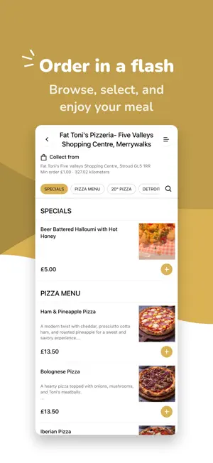 Fat Toni's Pizzeria App screenshot 1