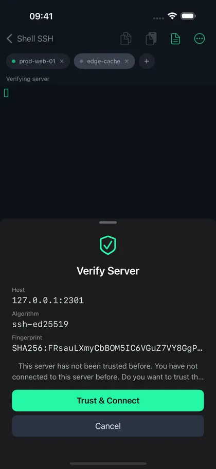 Captura 6 de 6 de Shell SSH