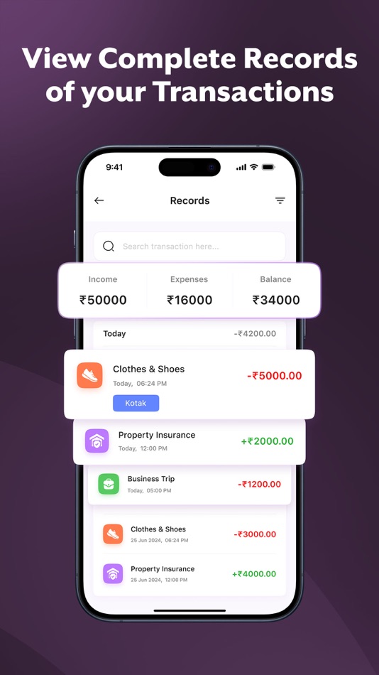 #2. Spending Tracker By WalletSync (iOS) Podle: Nikung Goyani