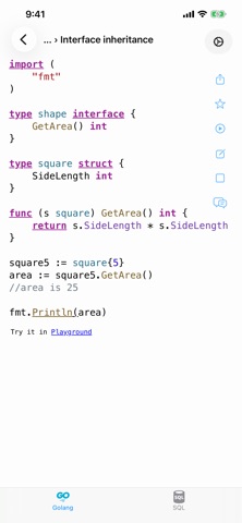 Golang Recipes Screenshot 6 of 10